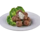 Beef Meatball with Herb Sour Cream